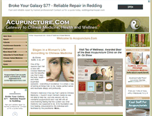 Tablet Screenshot of accupuncture.com